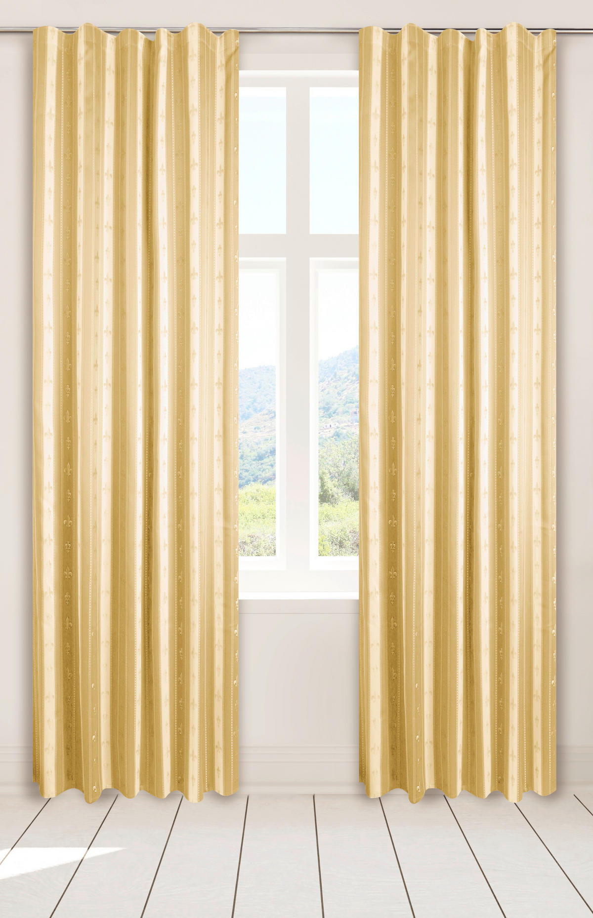 Dekovorhang Classic natur B/L: ca. 140x245 cm Classic - natur (140,00/245,00cm) - POCOline