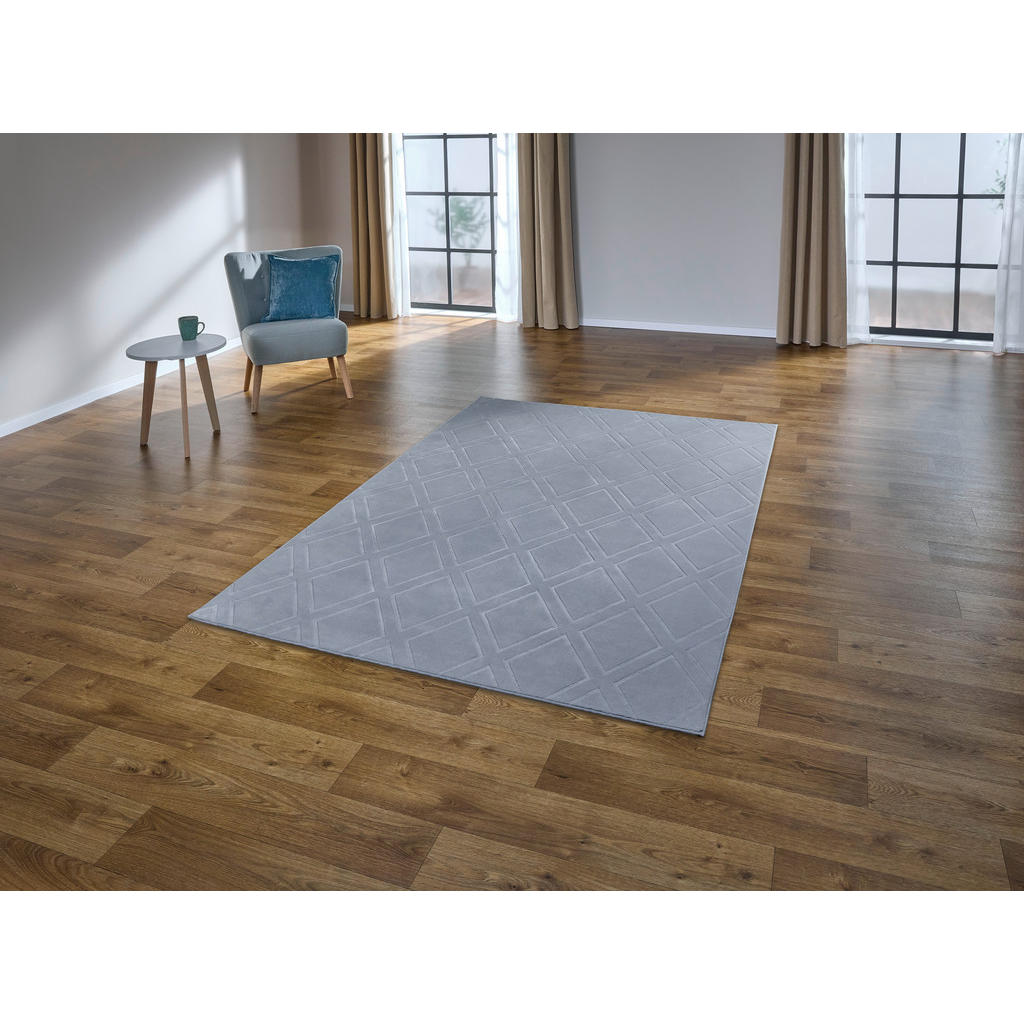 Thumbnail - Teppich Monaco silber B/L: ca. 80x150 cm