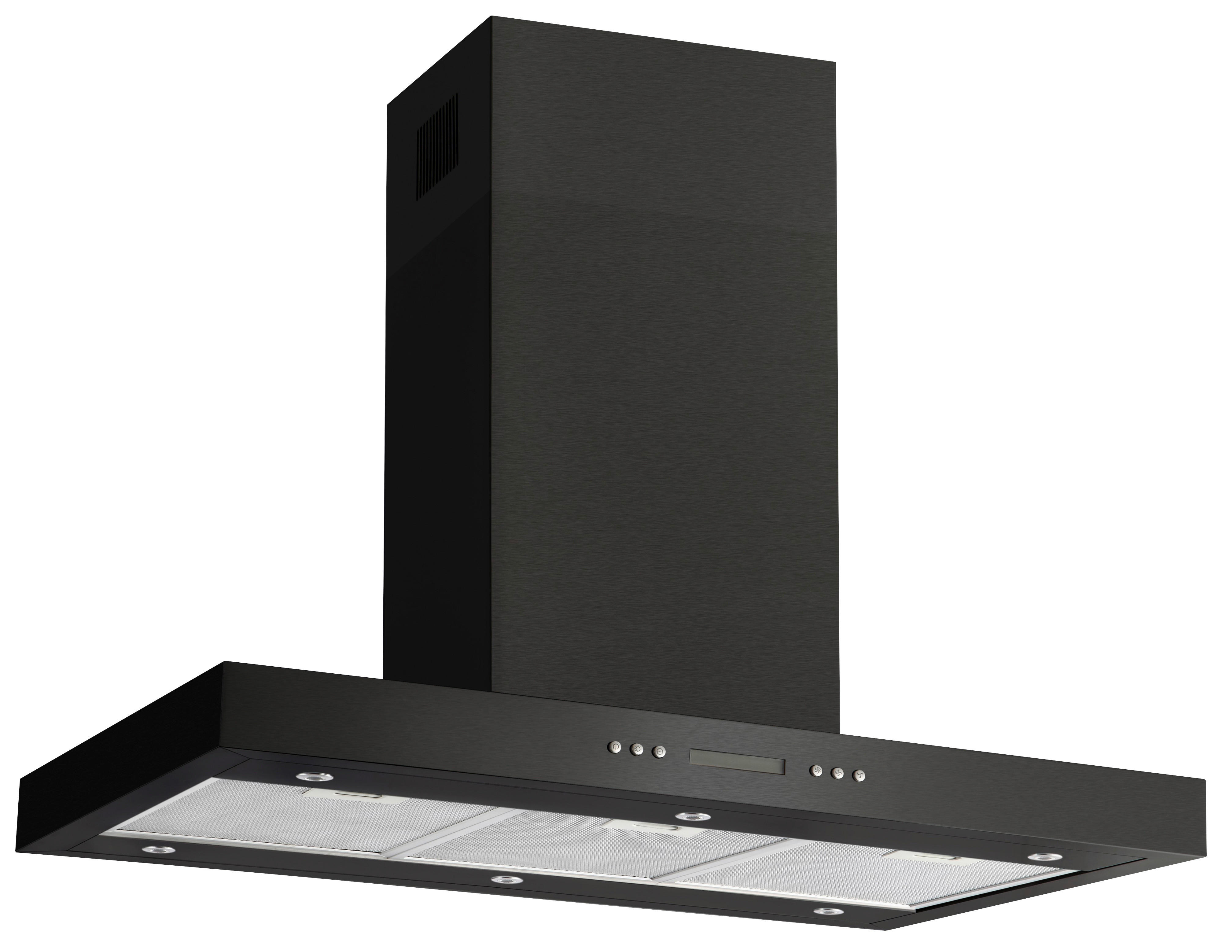 Amica Dunstabzugshaube IH694610S schwarz B/H/T: ca. 90x62,5x60 cm IH694610S - schwarz (90,00/62,50/60,00cm) - Amica