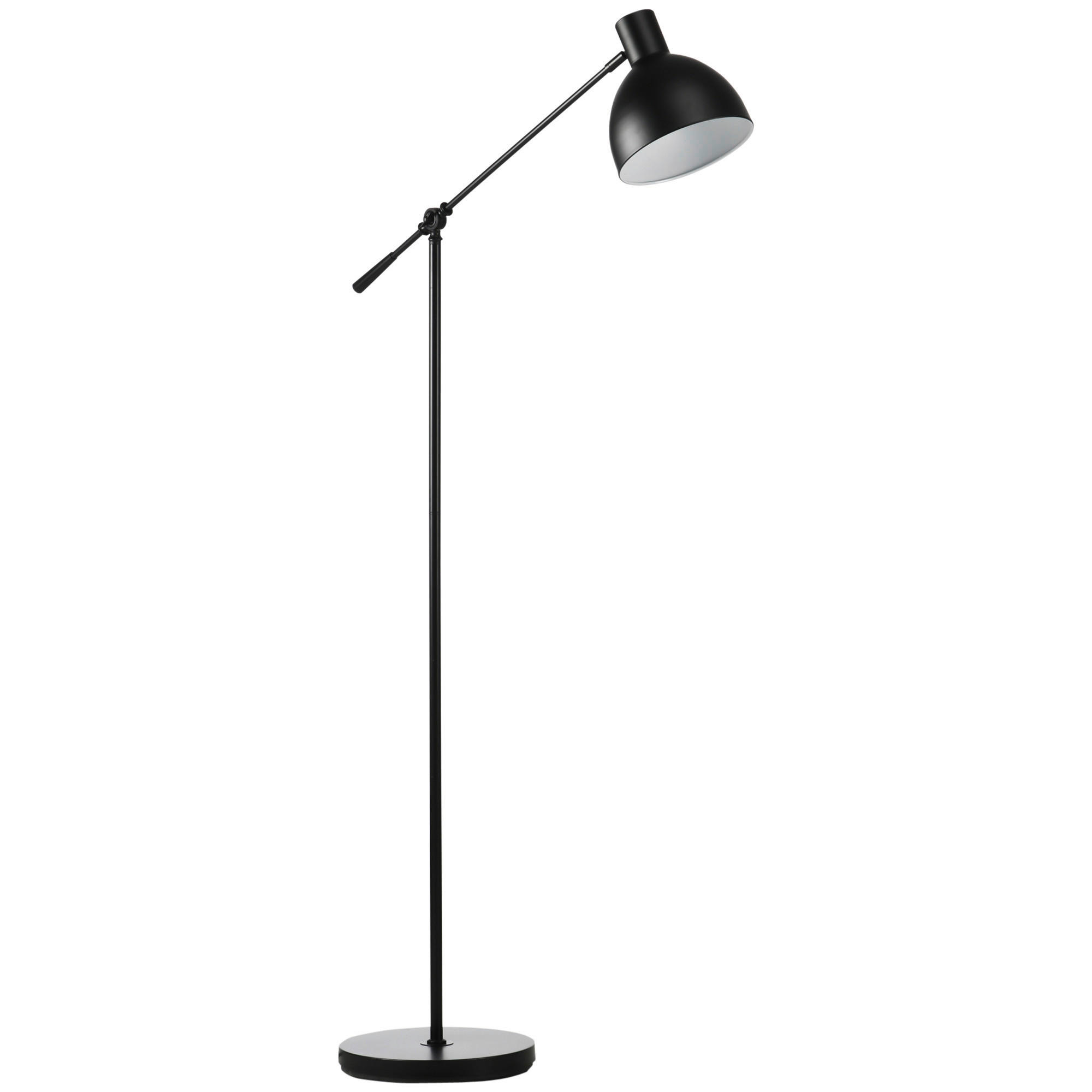 HOMCOM Stehleuchte schwarz Stahl B/H/T: ca. 30x131x30 cm Stehleuchte B31-335BK - schwarz (30,00/131,00/30,00cm) - HOMCOM