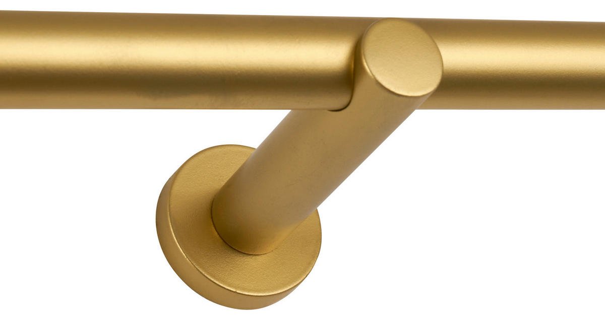 Stilgarnituren rillcube gold Metall ausziehbar von ca. 120 bis 210 cm 1.0 Läufe rillcube - gold - ondeco