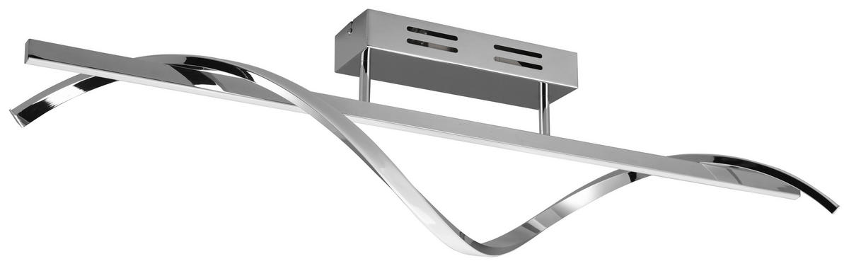 Reality LED-Deckenleuchte R62201106 Isabel Chrom Metall B/H/T: ca. 100x25,5x18 cm 1 Brennstellen Isabel - Chrom (100,00/25,50/18,00cm) - Reality