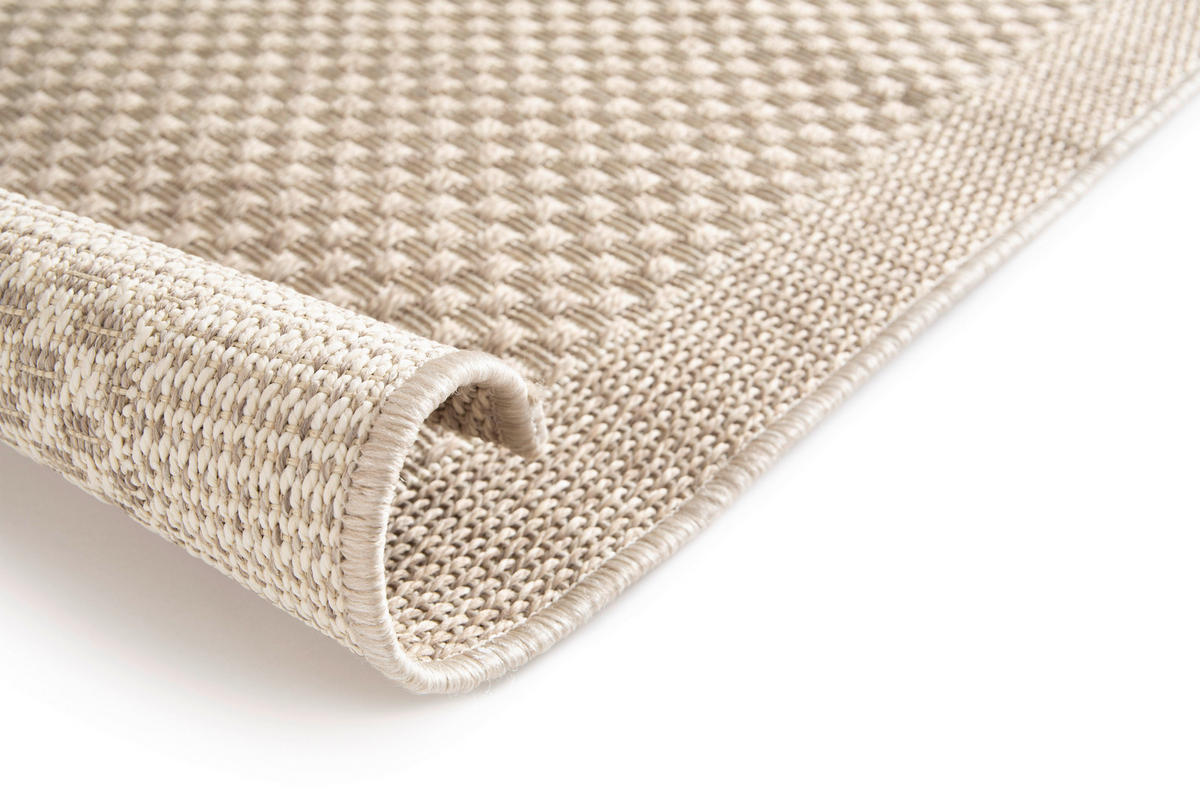 Webteppich Grace taupe B/L: ca. 80x150 cm Grace - taupe (80,00/150,00cm)