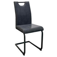 Stuhl BANFF 2er-Set. anthrazit Microfaser B/H/T: ca. 42x97x58 cm BANFF 2er-Set. - schwarz/anthrazit (42,00/97,00/58,00cm) - byLIVING