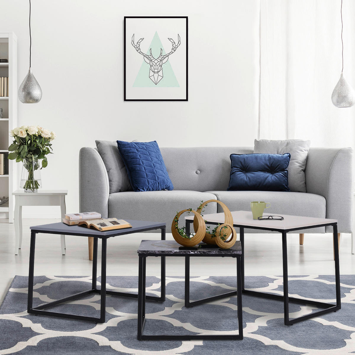 Couchtisch 3er-Set. 833-679 3er-Set. 833-679 - HOMCOM