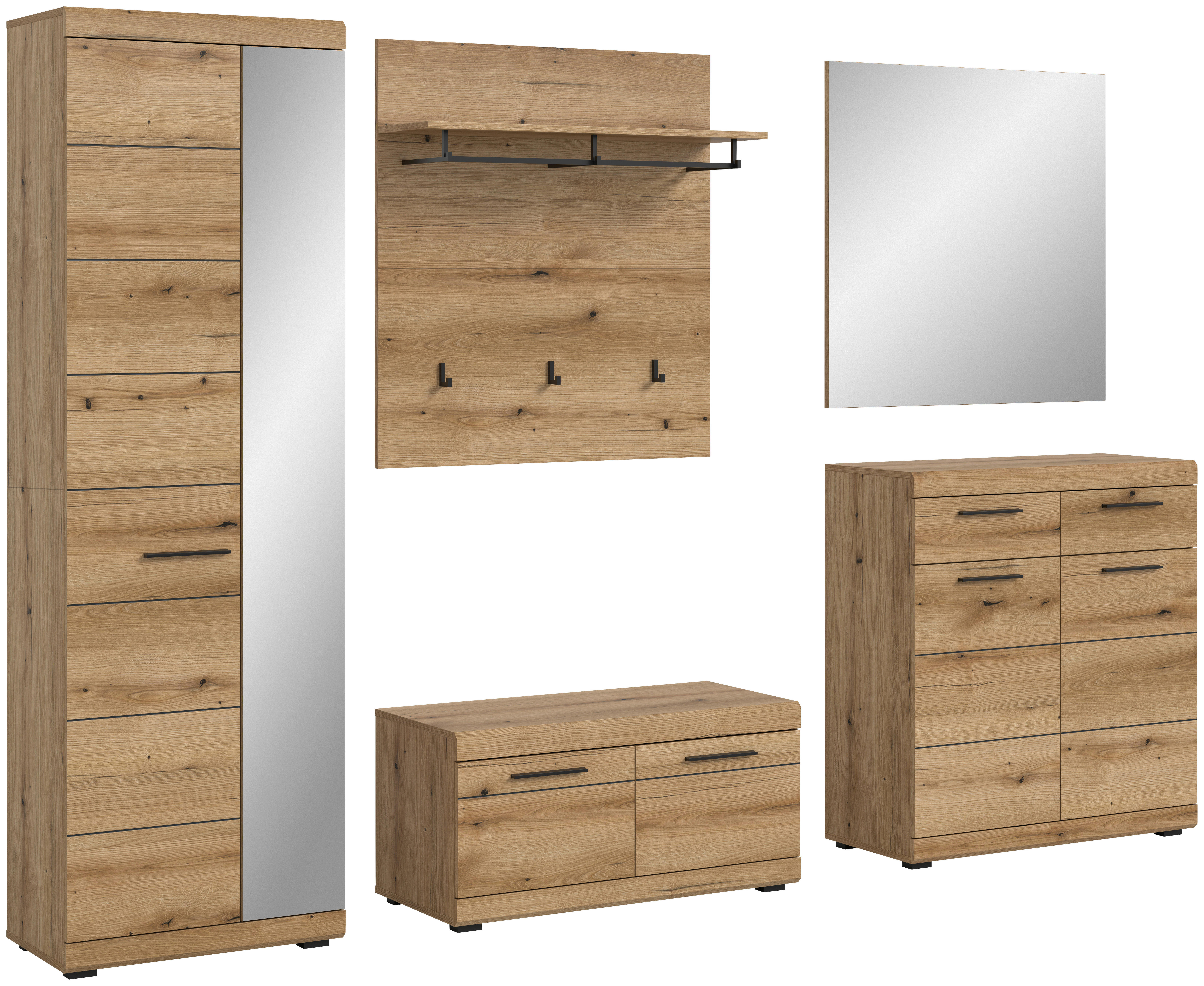 Garderobe SCOUT Evoke Oak Nachbildung B/H/T: ca. 272x197x40 cm SCOUT - (272,00/197,00/40,00cm) - xonox.home