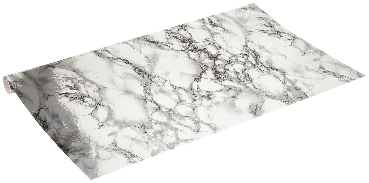 d-c-fix Klebefolie Metallic silber schwarz B/L: ca. 67,5x200 cm Klebefolie_d-c-fix_F3478035 - schwarz/silber (67,50/200,00cm) - d-c-fix