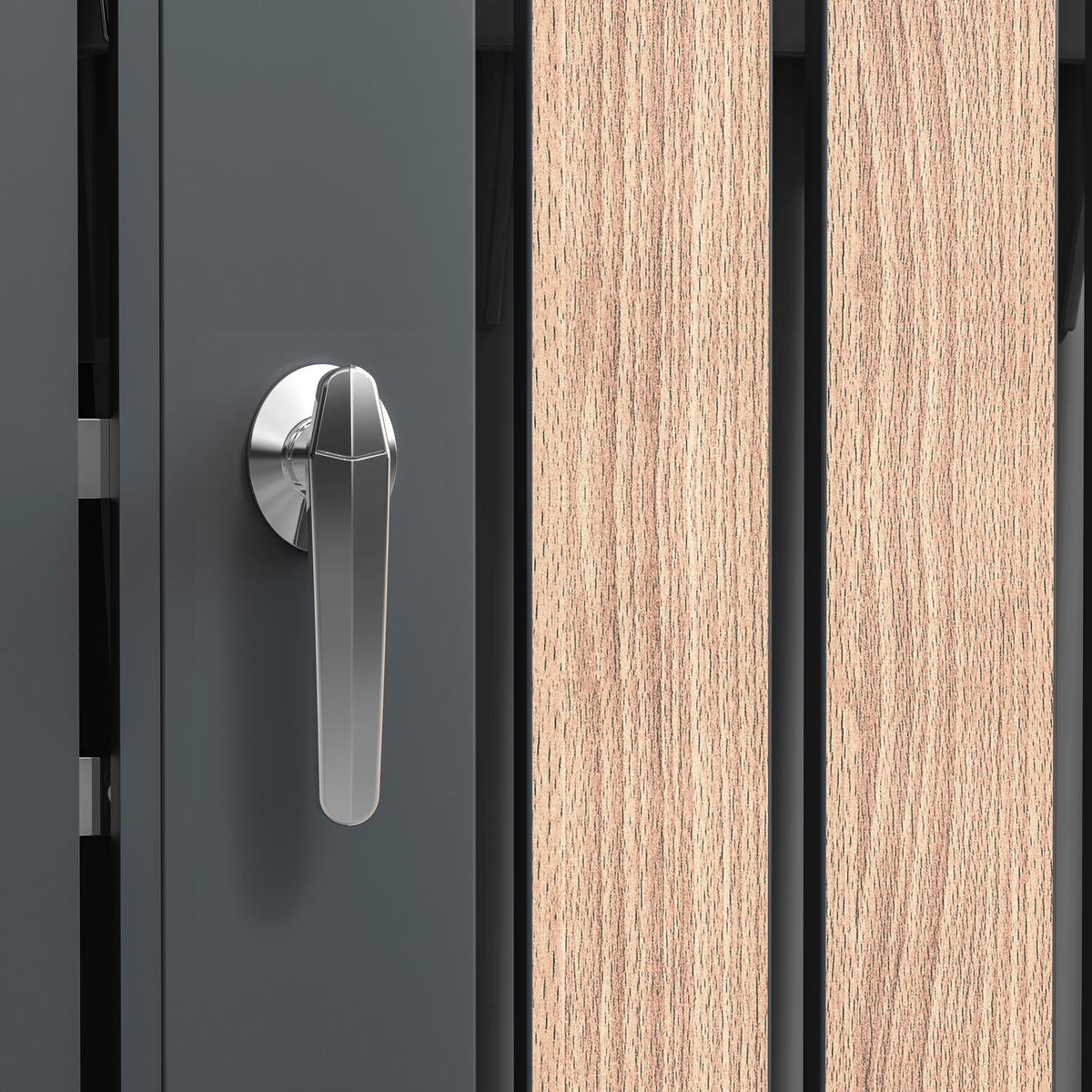 Westmann Mülltonnenbox Planta braun B/H/L: ca. 200x124x84 cm Planta - braun (84,00/200,00/124,00cm) - Westmann