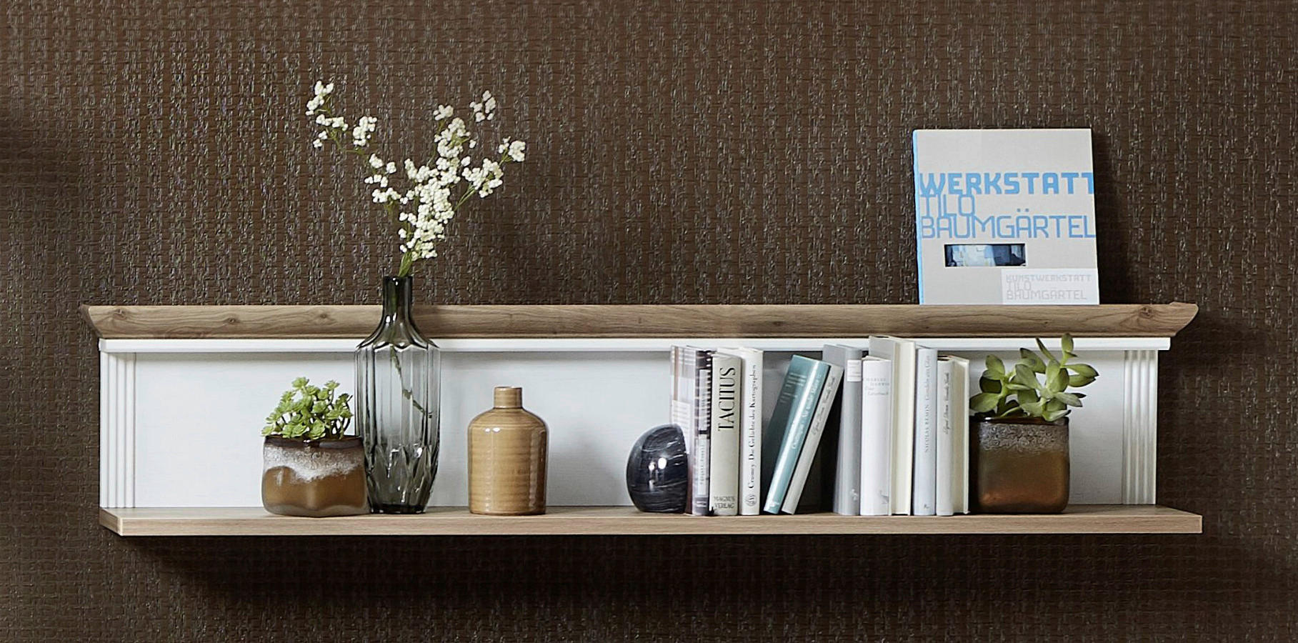 Wandboard Jasmin Eiche Artisan Nachbildung Pinie Nachbildung B/H/T: ca. 142x29x20 cm Jasmin - Eiche (142,00/29,00/20,00cm)