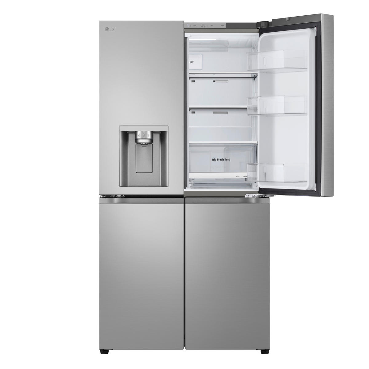 LG Multi Door GML960PYFE silber B/H/T: ca. 91,4x179,2x72,9 cm Multi-Door GML960PYFE - silber (91,40/179,20/72,90cm) - LG