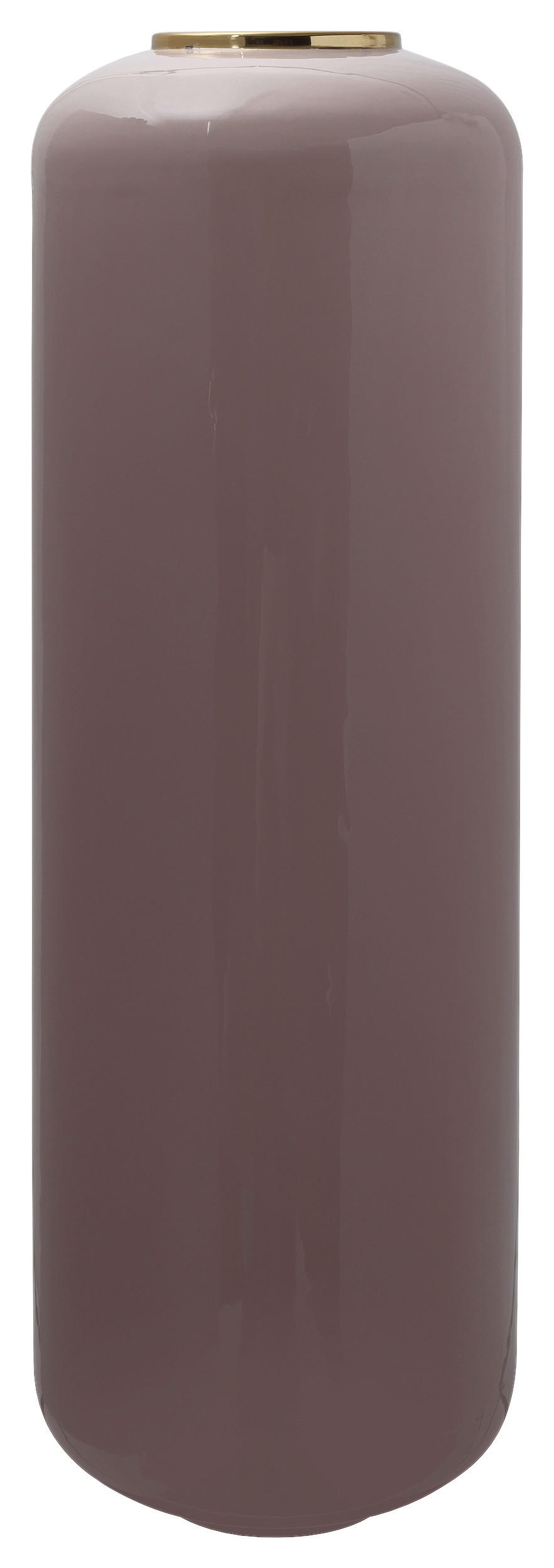 360Living Bodenvase Art Deco 190 altrosa Eisen B/H/T: ca. 30x91x30 cm Art Deco 190 - gold/altrosa (30,00/91,00/30,00cm) - 360Living