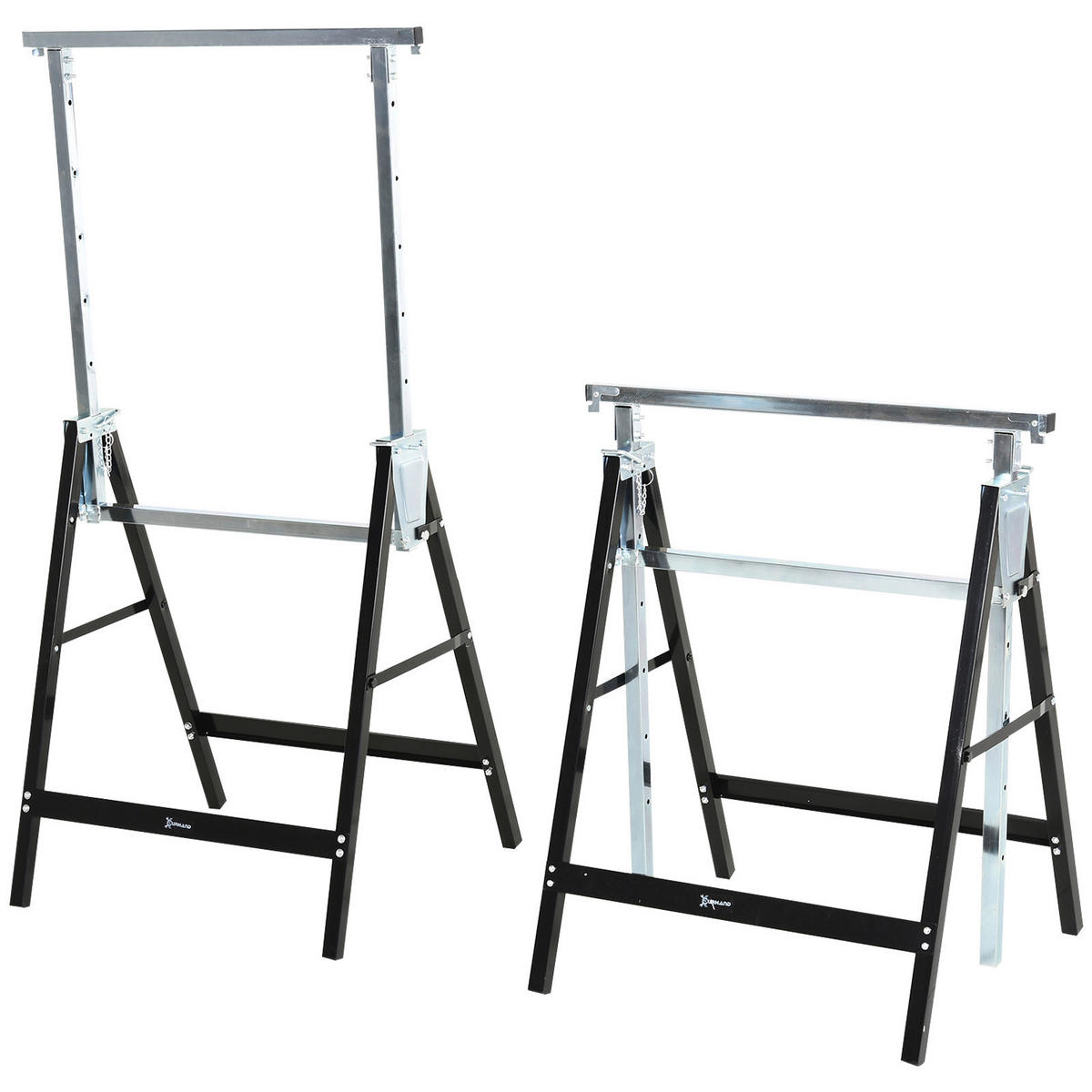 Werkstatt-Zubehör schwarz B/H/L: ca. 56x68x80 cm Gerüstbock - schwarz (80,00/56,00/68,00cm) - DURHAND