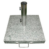 VCM Schirmständer grau Granit B/H/L: ca. 40x5x40 cm Schirmständer - grau (40,00/40,00/5,00cm) - VCM