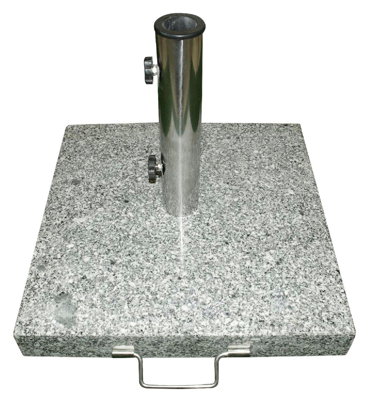 VCM Schirmständer grau Granit B/H/L: ca. 40x5x40 cm Schirmständer - grau (40,00/40,00/5,00cm) - VCM