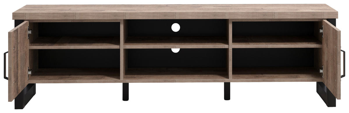 TV-Lowboard Emile Eiche Tabak Nachbildung B/H/T: ca. 166x50x45 cm Emile - Eiche (166,00/50,00/45,00cm) - Trendteam