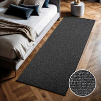 Sanat Teppich LORA PLUS anthrazit B/L: ca. 80x300 cm LORA PLUS - anthrazit (80,00/300,00cm) - Sanat