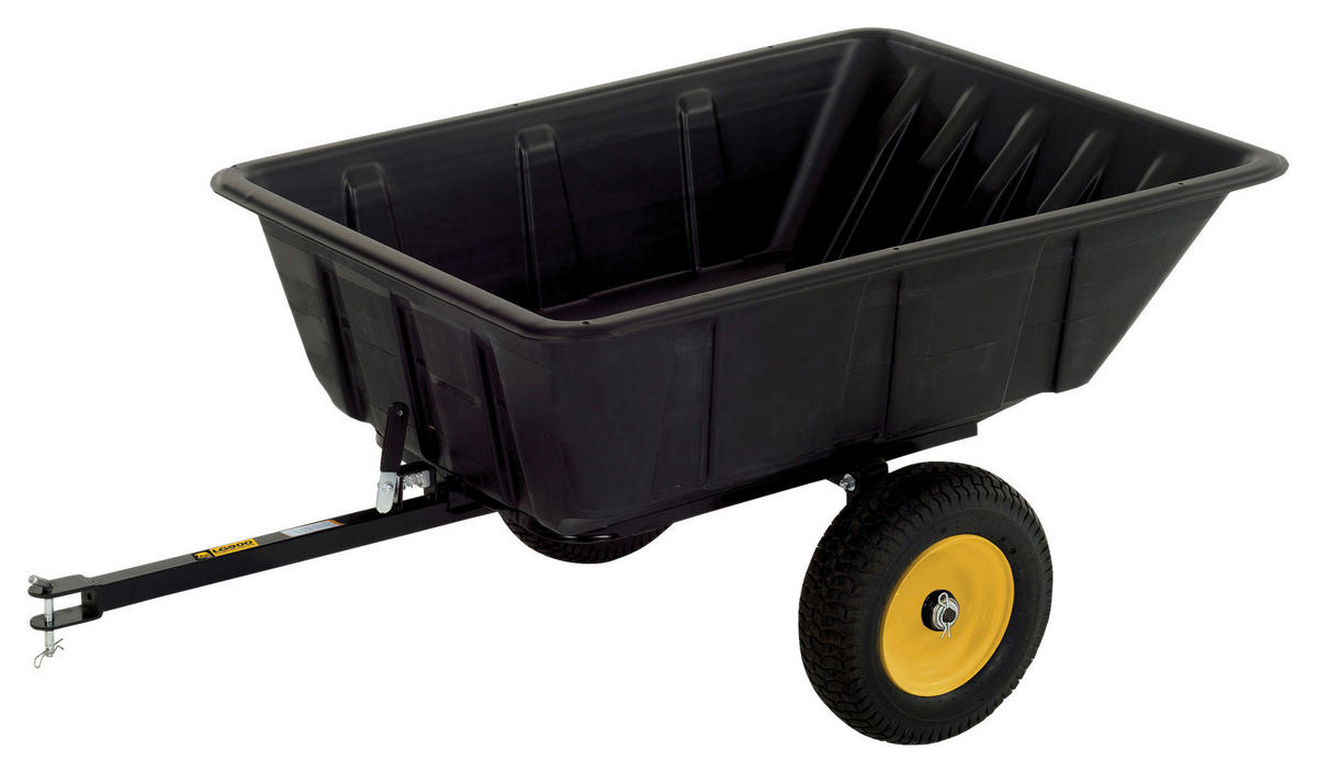 Polar Schubkarre Trailer schwarz B/H/L: ca. 94x71x175 cm ca. 32 kg Trailer - schwarz (175,00/94,00/71,00cm) - Polar