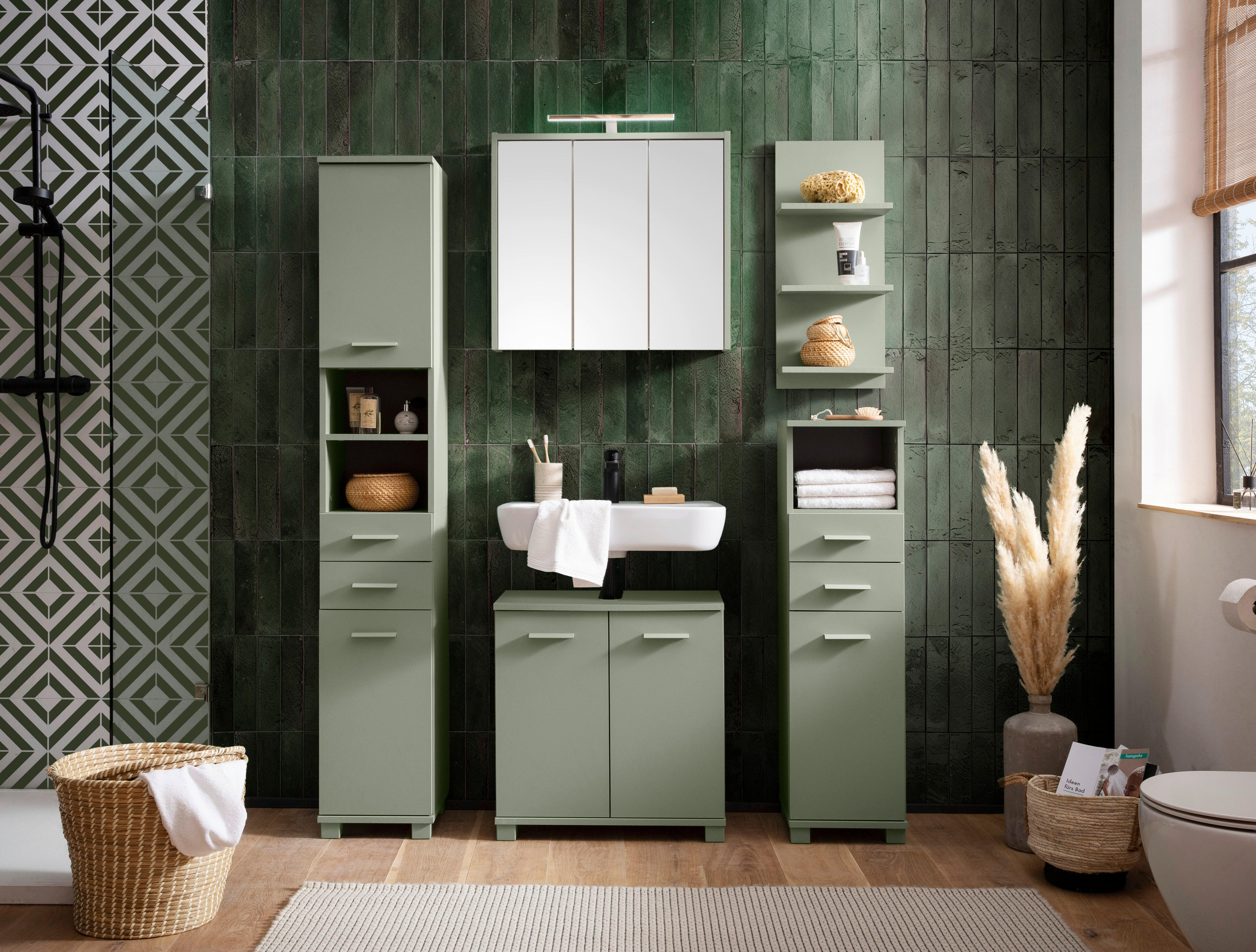 Highboard Mono Pistazie B/H/T: ca. 30,3x110,5x32,6 cm Mono - Pistazie (30,30/110,50/32,60cm) - Möbelpartner