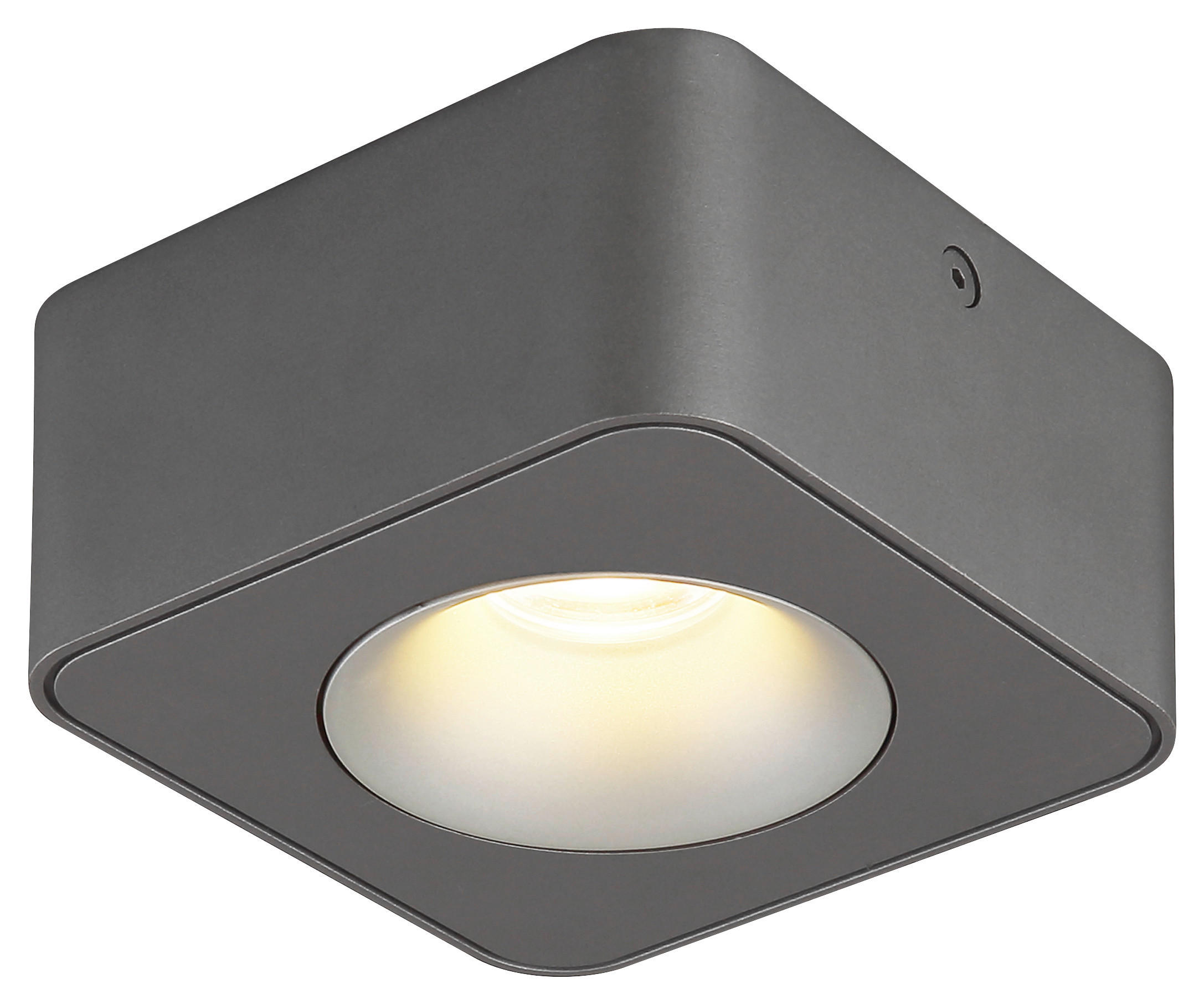 GLOBO LED-Spot dunkelgrau Aluminium Kunststoff B/H/T: ca. 11,7x5,5x11,7 cm 1 Brennstellen HANGARAU - dunkelgrau (11,70/5,50/11,70cm) - GLOBO