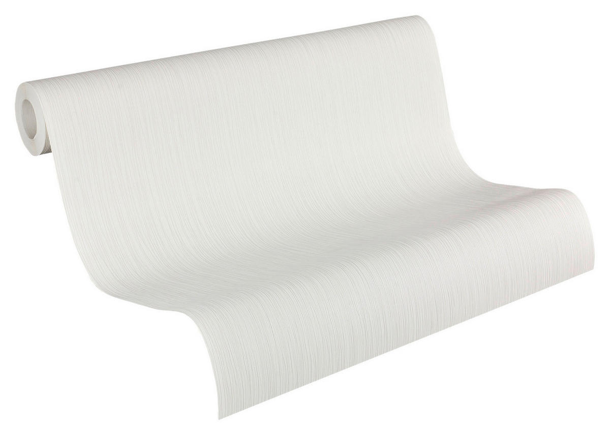 A.S.Création Vliestapete weiß B/H/D: ca. 53x1005x8,5 cm Vliestapete - weiß (8,50/1005,00cm) - A.S.Creation