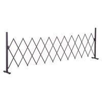 Outsunny Scherengitter dunkelbraun Aluminium B/H/L: ca. 31x103,5x300 cm Scherengitter - dunkelbraun (300,00/31,00/103,50cm) - Outsunny