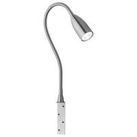Fischer & Honsel LED-Bettleuchte 30702 nickel matt Metall H/D: ca. 48x4 cm 1 Brennstellen Sten - nickel matt (4,00/48,00cm) - Fischer & Honsel