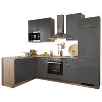 Express Winkelküche Star anthrazit B/T/L: ca. 285x60x175 cm Star - anthrazit (285,00/175,00cm) - Express