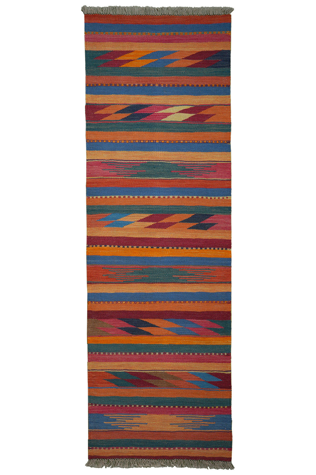 PersaTepp Teppich Kelim Gashgai multicolor B/L: ca. 61x191 cm Kelim Gashgai - multicolor (61,00/191,00cm) - PersaTepp