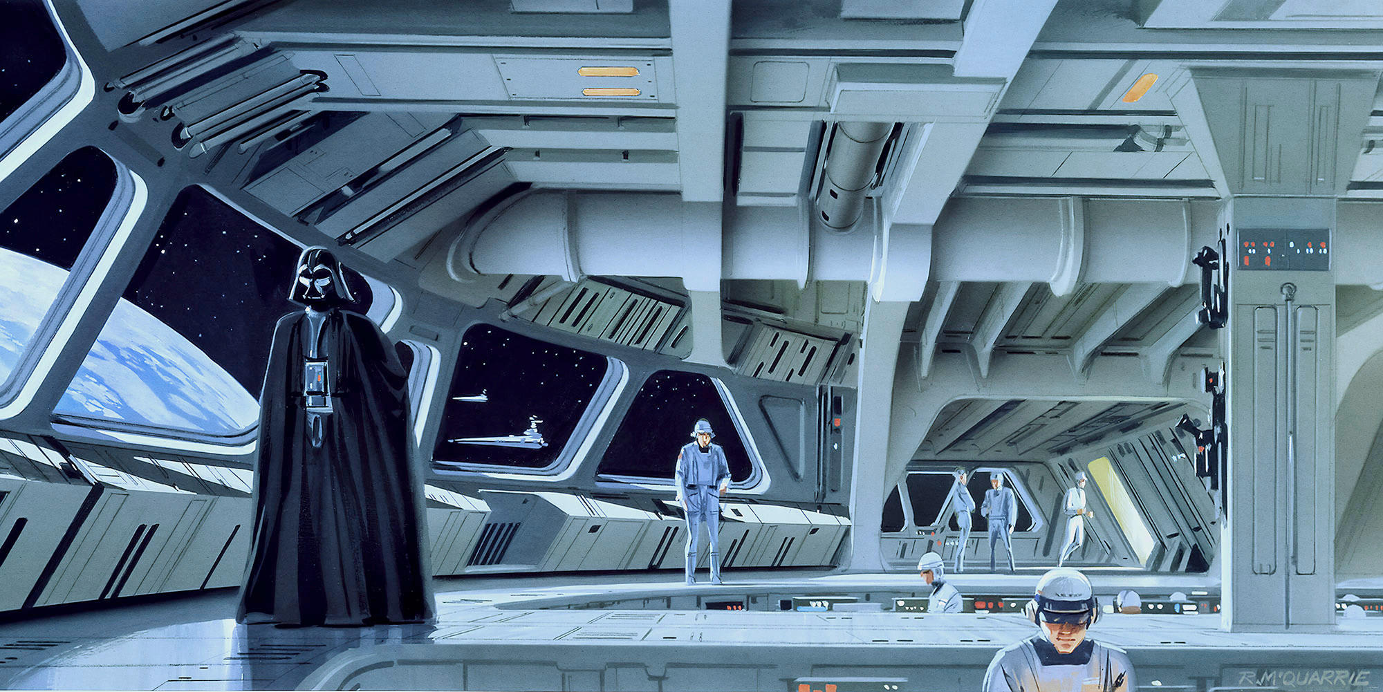 Komar Fototapete Star Wars RMQ Stardestroyer Deck B/H: ca. 500x250 cm