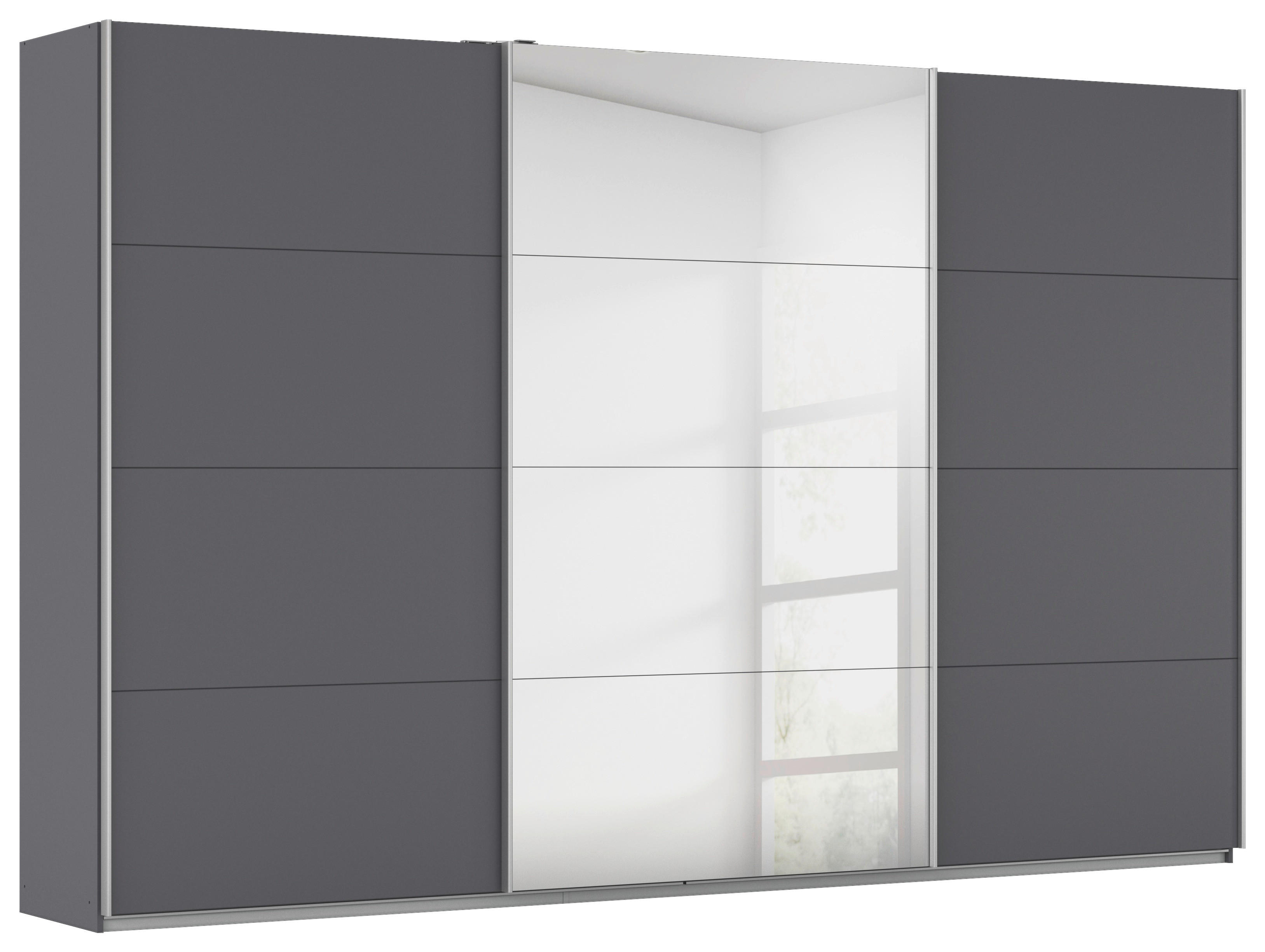 Thumbnail - Kleiderschrank Kulmbach grau B/H/T: ca. 360x229x62 cm