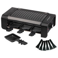 MICHELINO Raclette 74381 schwarz B/H/T: ca. 41x12x21 cm Raclettegrill 74381 - schwarz (41,00/12,00/21,00cm) - MICHELINO