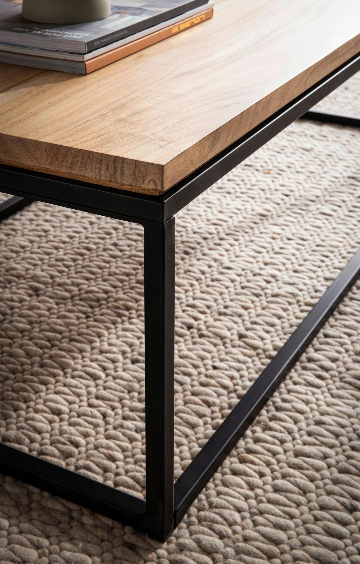 Couchtisch braun B/H/T: ca. 120x40x60 cm Couchtisch - braun (120,00/40,00/60,00cm) - Wohnling