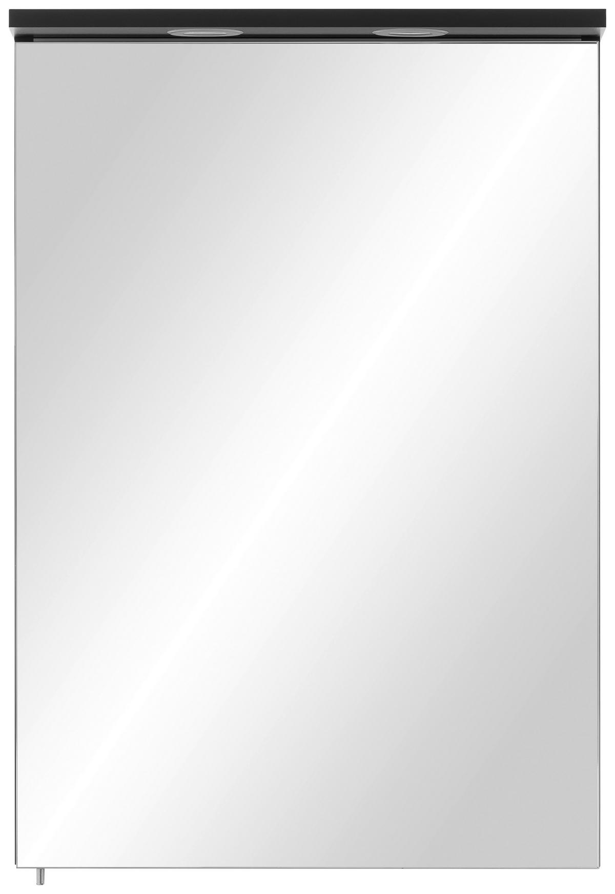 Spiegelschrank Sarah schwarz B/H/T: ca. 50,4x72,3x15,9 cm Sarah - schwarz (50,40/72,30/15,90cm) - Möbelpartner