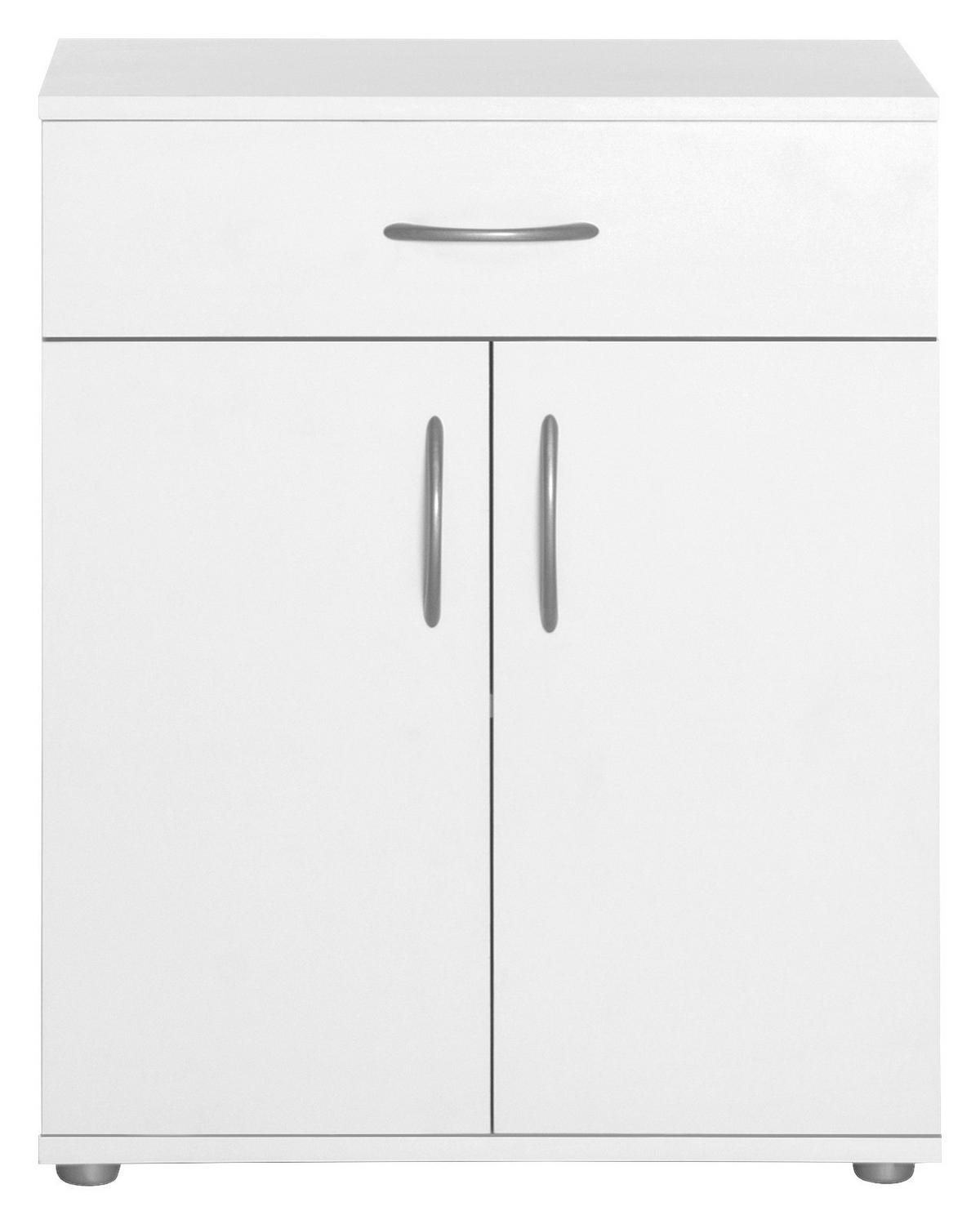 Kommode Peggy 2 weiß B/H/T: ca. 57x68,5x29 cm Peggy 2 - weiß (57,00/68,50/29,00cm)