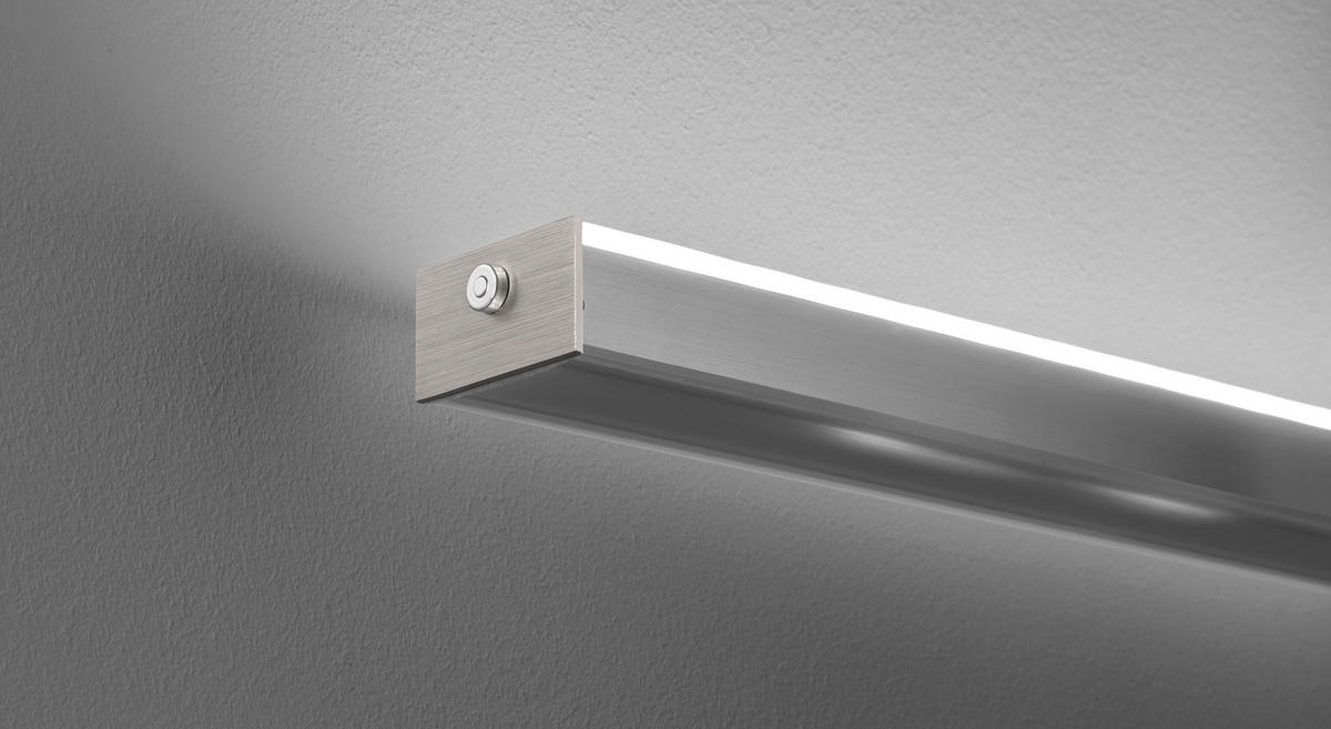 Fischer & Honsel LED-Pendelleuchte 60059 nickel matt Metall Acryl B/H/T: ca. 115x150x7 cm 2.0 Brennstellen Vitan TW - nickel matt (115,00/150,00/7,00cm) - Fischer & Honsel