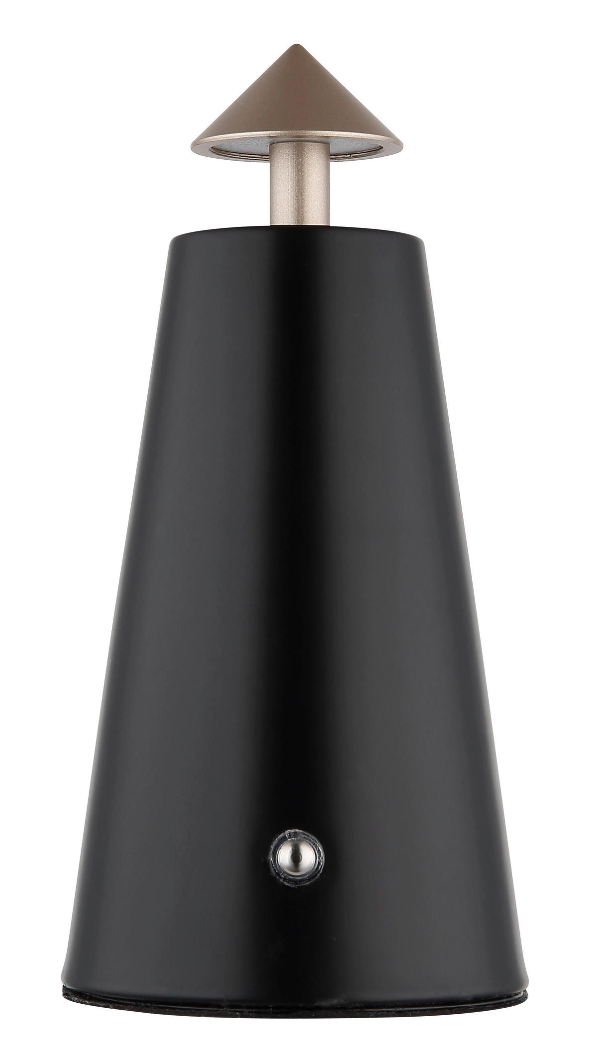 GLOBO LED-Tischleuchte mattschwarz schwarz Cappuccino Metall Kunststoff Stein H/D: ca. 19x9 cm 1 Brennstellen LIVA - schwarz/mattschwarz (9,00/19,00cm) - GLOBO