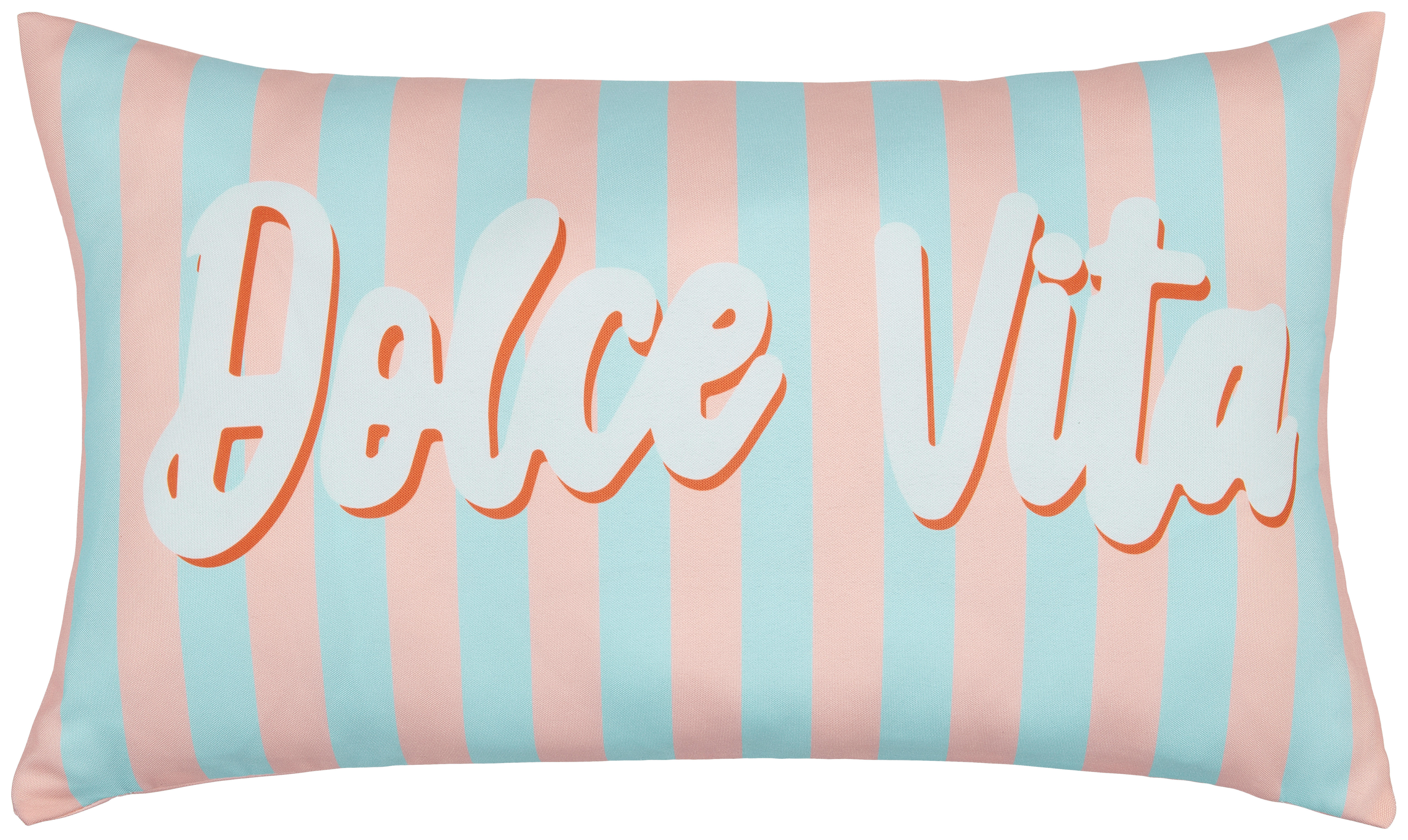 Dekokissen Dekokissen_Outdoor Dolce Vita - hellblau/hellrosa (50,00/30,00cm) - POCOline
