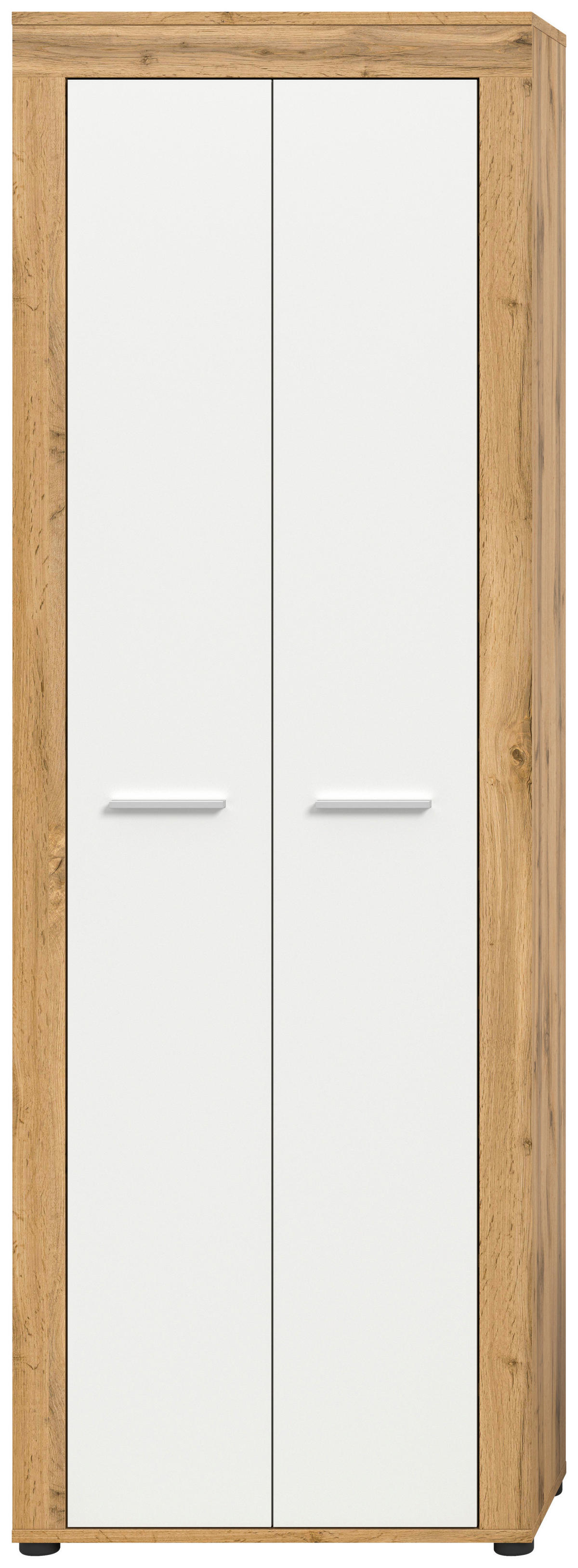 Schuhschrank JAM Eiche Wotan Nachbildung weiß B/H/T: ca. 64x191x35 cm JAM - Eiche/weiß (64,00/191,00/35,00cm) - xonox.home