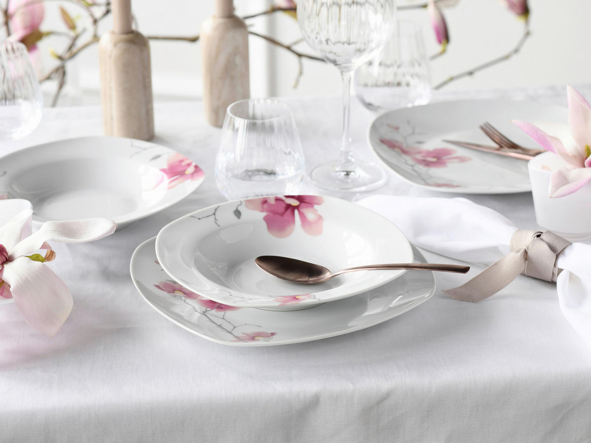 CreaTable Tafelservice Amelie multicolor Porzellan 12 tlg. Amelie - multicolor - CreaTable