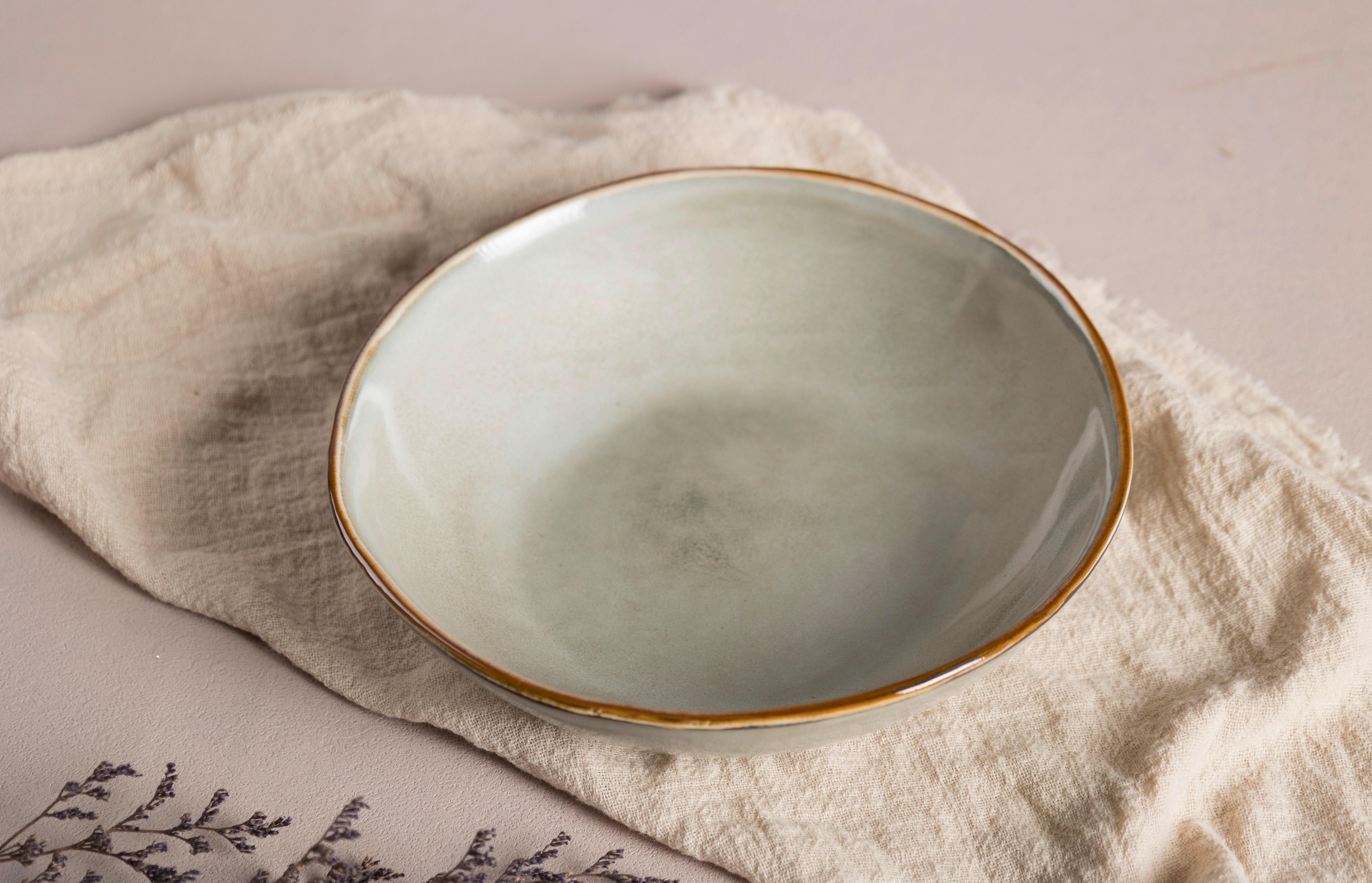 Teller beige Steinzeug D: ca. 18,5 cm Teller_Organic - beige (18,50cm)