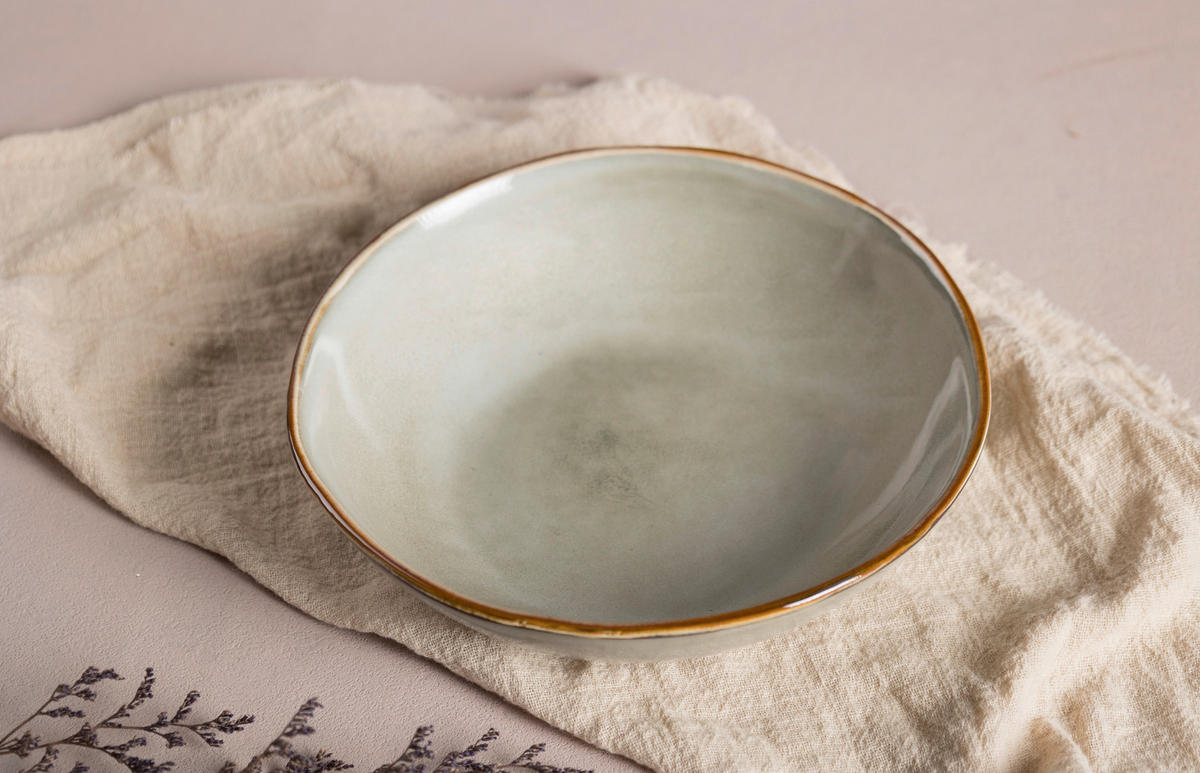 Teller beige Steinzeug D: ca. 18,5 cm Teller_Organic - beige (18,50cm)