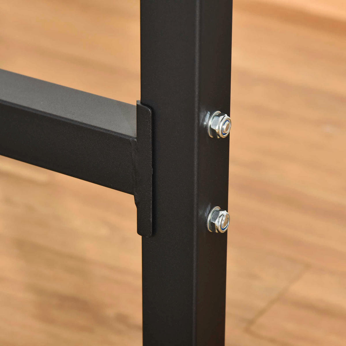 HOMCOM Fitness-Zubehör schwarz Polypropylen B/H/L: ca. 70,5x104x122 cm Dipstation - schwarz (122,00/70,50/104,00cm) - HOMCOM