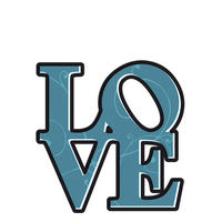 Komar Wandtattoo Love  Love B/L: ca. 50x70 cm Love - (50,00/70,00cm) - Komar