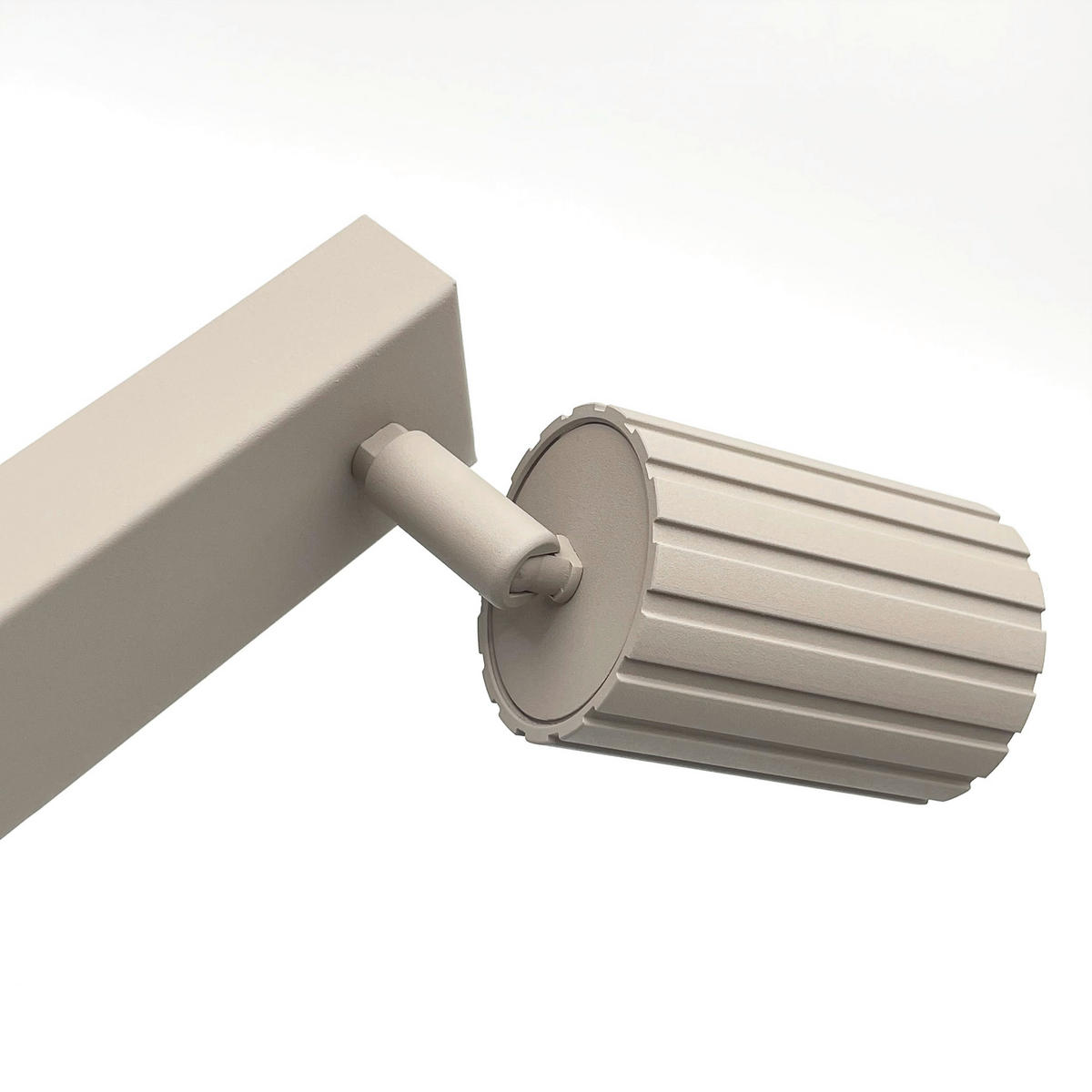 Lamkur Strahler beige Stahl B/H/L: ca. 6,5x16,5x117 cm 6 Brennstellen Prisma - beige (117,00/6,50/16,50cm) - Lamkur