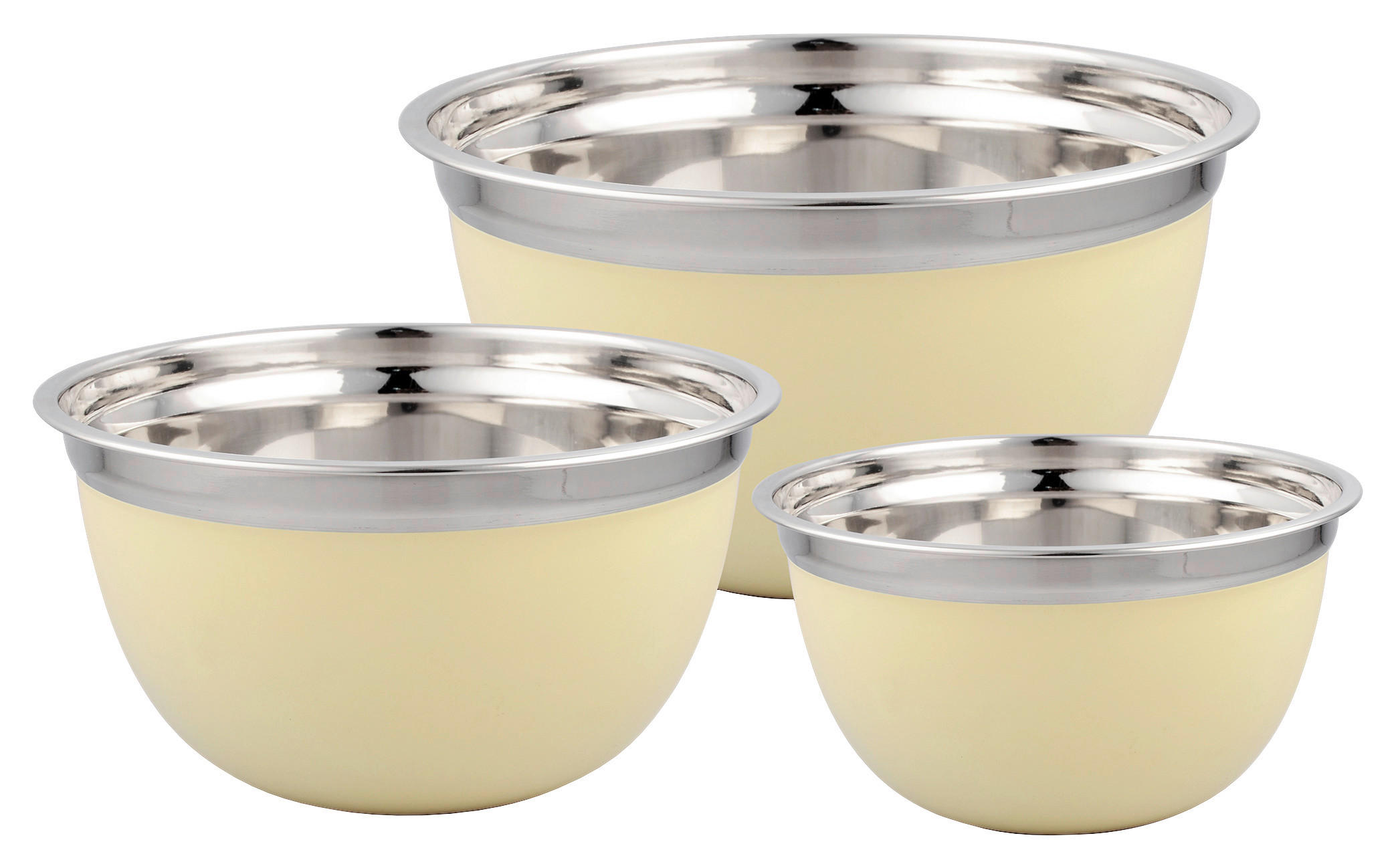 SAN IGNACIO Schalenset Natur beige Edelstahl Natur - beige - SAN IGNACIO