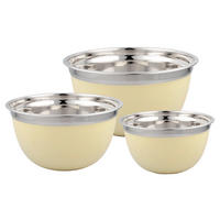 SAN IGNACIO Schalenset Natur beige Edelstahl Natur - beige - SAN IGNACIO