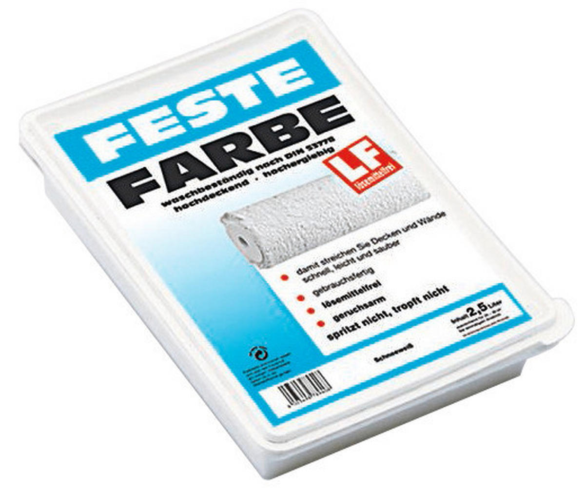 POCOline Raumfarbe Feste Farbe weiß ca. 2,5 l Feste Farbe - weiß (2,50l) - POCOline