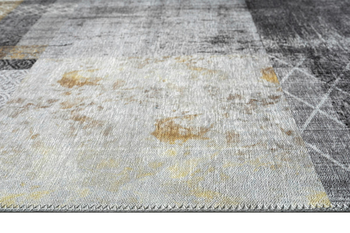 Teppich Edessa grau B/L: ca. 80x150 cm Edessa - gold/grau (80,00/150,00cm)