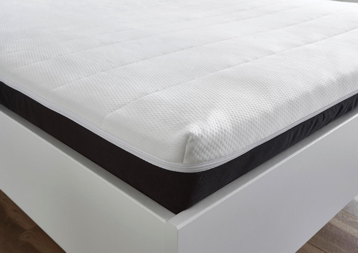 Futonbett Lena weiß anthrazit Liegefläche B/L: ca. 140x200 cm Lena - weiß/anthrazit (145,00/82,50/214,50cm)