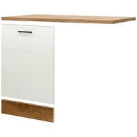 Geschirrspüler- Frontset Avila Magnolie matt B/H/T: ca. 110x85x60 cm Avila - schwarz/Magnolie (110,00/85,00/60,00cm) - Flex-Well